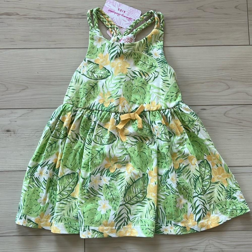 TOMMY BAHAMA - Kids 24 months - Floral Sundress (green/yellow)